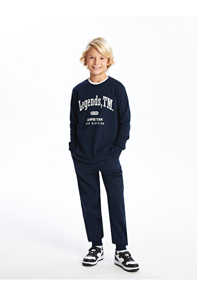 LC Waikiki Αγορικό μπλουζάκι με λαιμόκοψη - W48284Z4