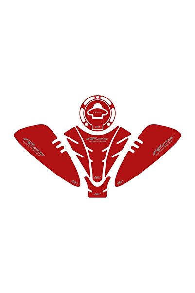 GP KOMPOZİT Yamaha R25 2019-2025 Uyumlu Tank Pad Seti Kırmızı