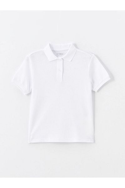 LC Waikiki Tricou de bază cu mânecă scurtă Lcw Polo pentru băiat, pachet de 2