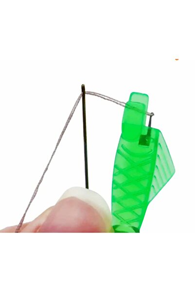 ÇEÇEN HOME 3 buc. Ață de ac din plastic pentru mașină de cusut, instrument de introducere a acului ușor în formă de pește