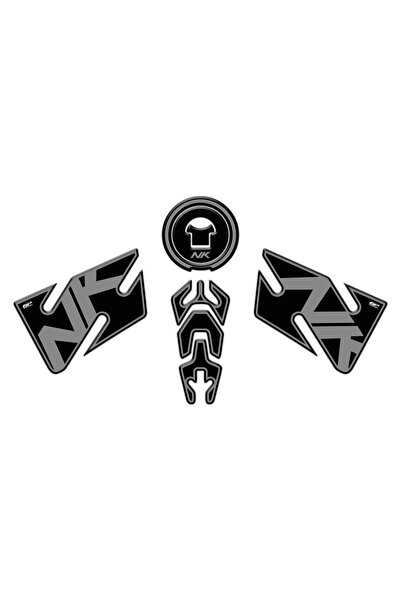 GP KOMPOZİT CF Moto 400 NK / 650 NK 2020 Uyumlu Tank Pad Seti Gri