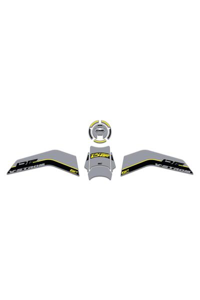 GP KOMPOZİT GP Kompozit Suzuki V-Strom 800 DE 2023-2024 Uyumlu Tank Pad Seti Gri