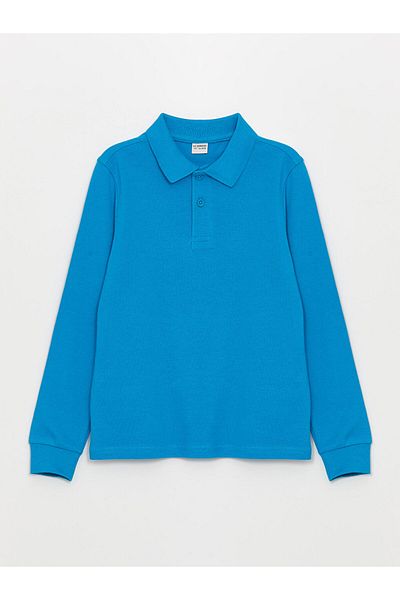 LC Waikiki New Season First Lesson Exciting Polo Collar Boys T-Shirt - W41085Z4