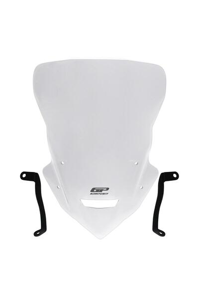 GP KOMPOZİT Yamaha MT-25 2020-2025 Uyumlu Tur Camı Şeffaf 48 cm
