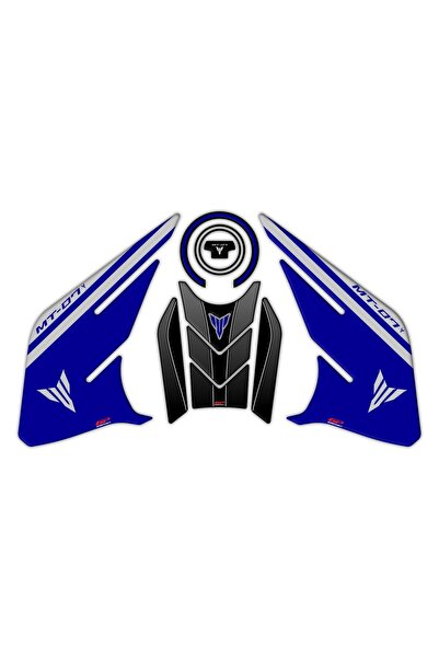 GP KOMPOZİT Yamaha MT-07 2021-2024 Uyumlu Tank Pad Seti Mavi