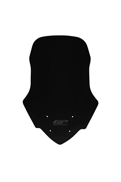 GP KOMPOZİT Honda NC 700 S / NC 750 S 2012-2020 Uyumlu Ön Cam Siyah 49 cm
