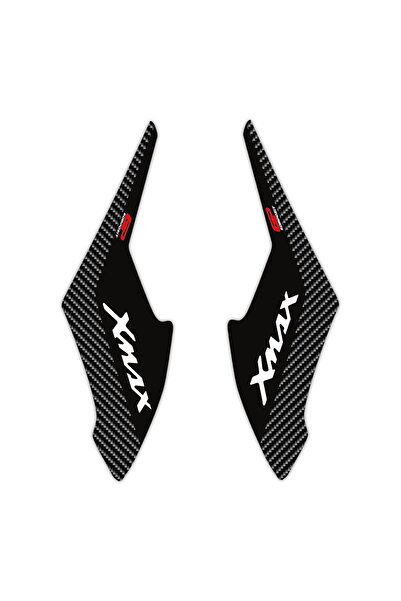GP KOMPOZİT Yamaha XMAX 2018-2022 Uyumlu Yan Pad Seti Siyah-Karbon