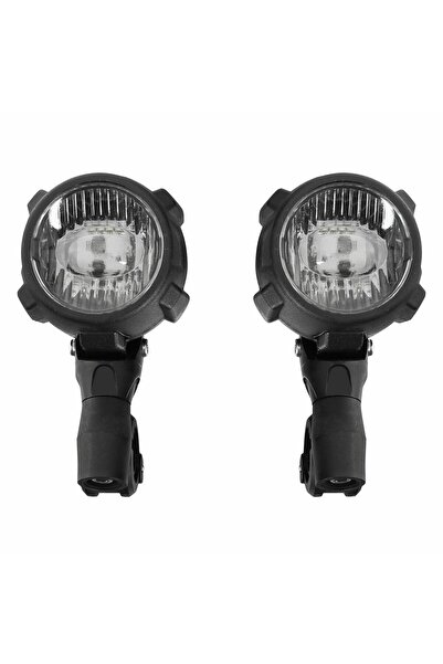 GP KOMPOZİT Medium Universal Motosiklet Sis Farı Seti Siyah
