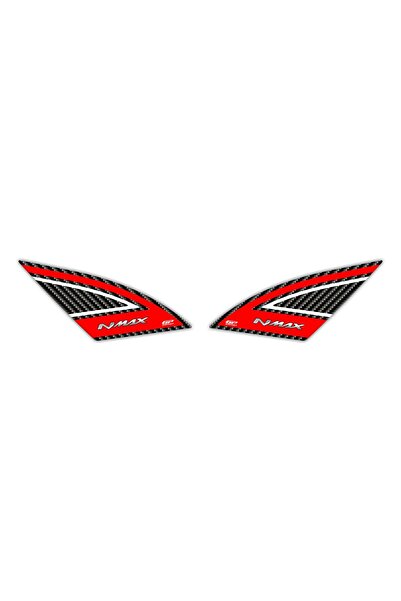 GP KOMPOZİT Yamaha NMAX 125 / 155 2021-2024 Uyumlu Artçı Ayak Pad Kırmızı