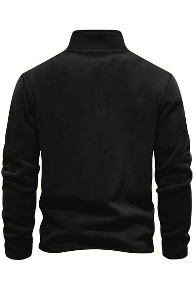 GHASSY CO. Men's Half Zipper Stand Collar Fleece