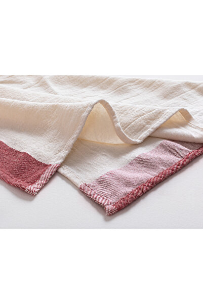 Madame Coco Carla Drying Cloth - Red/ecru - 40x60 Cm