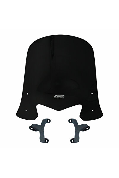 GP KOMPOZİT TVS Jupiter 110/125 2023-2024 Uyumlu Ön Cam Siyah 42 cm