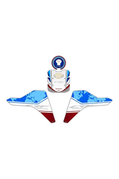 GP KOMPOZİT Honda Africa Twin CRF1000L 2018-2019 Uyumlu Tank Pad Seti Tricolor