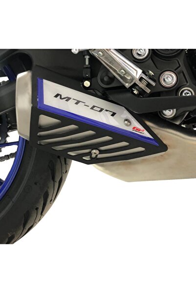 GP KOMPOZİT Gp Kompozit Yamaha Mt-07 2014-2021 Uyumlu Egzoz Koruma Kapağı Siyah Siyah