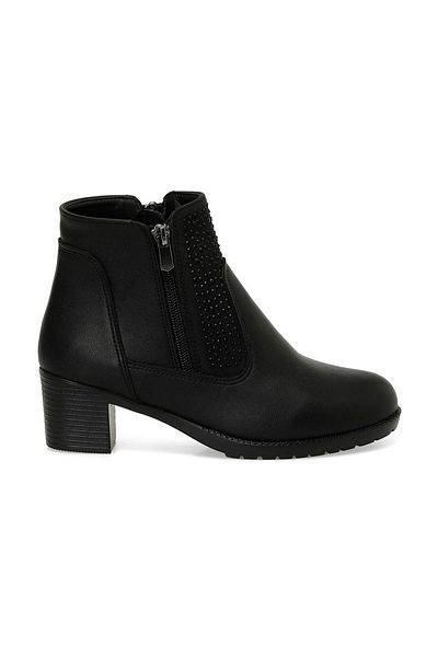 Polaris 686 Warm Lining Stone Detailed Heeled Women's Boots