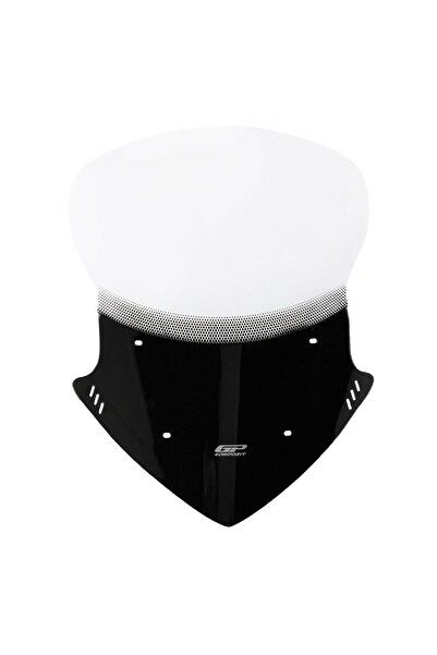 GP KOMPOZİT Honda NC 750 X 2021-2024 Uyumlu Baskılı Ön Cam Şeffaf 48 cm
