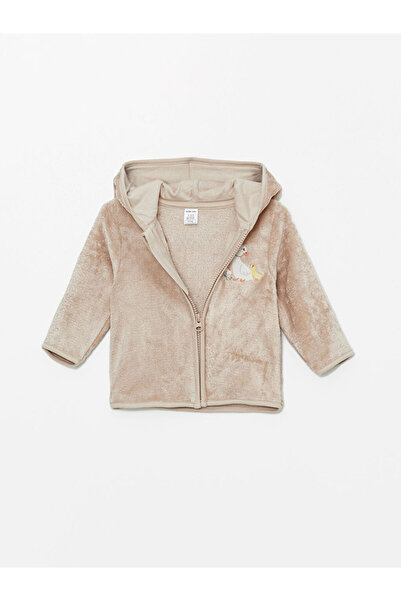 LC Waikiki Lcw Hooded Plush Baby Girl Set of 2