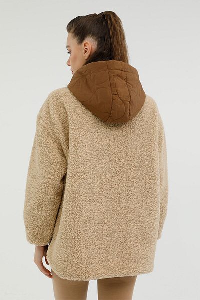 lumberjack W-ct2008 Дамско палто Hannah Teddy Jac Camel 705