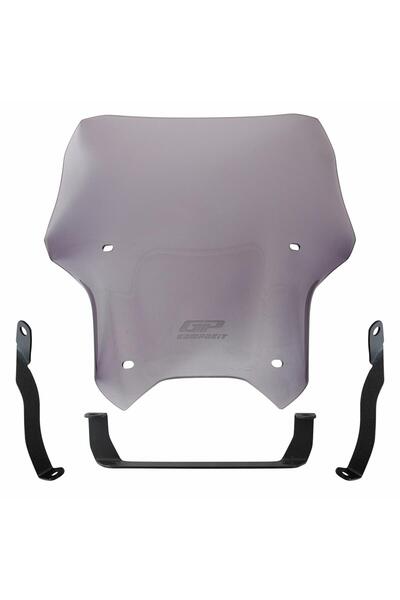 GP KOMPOZİT GP Kompozit CF Moto 250 NK 2018-2022 Uyumlu Spor Ön Cam Füme 33 cm