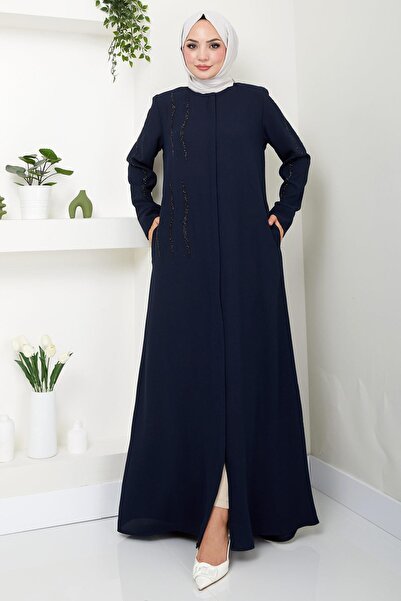 SENSTIL Navy Blue Love Stone Ferace - Ss2481
