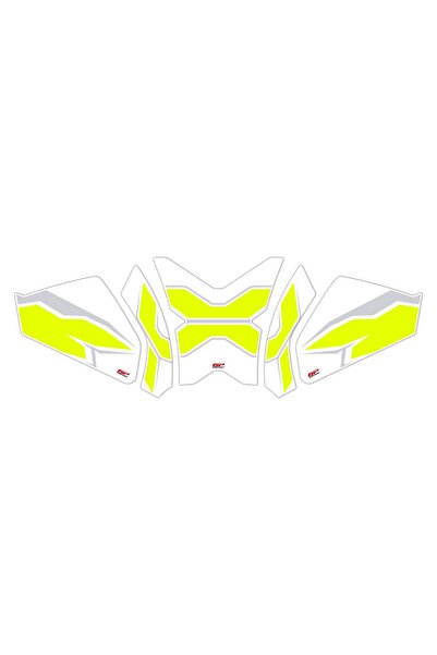 GP KOMPOZİT CF Moto 250 CL-X 2022-2024 Uyumlu Tank Pad Seti Sarı