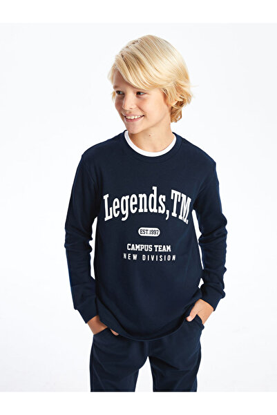 LC Waikiki Αγορικό μπλουζάκι με λαιμόκοψη - W48284Z4