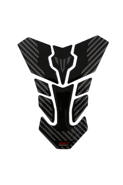GP KOMPOZİT Yamaha MT-25 2015-2024 Uyumlu Tank Pad Siyah-Karbon