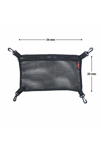 GP KOMPOZİT GP Kompozit 75 LT Alüminyum Motosiklet Çanta Uyumlu Çanta İçi File Siyah