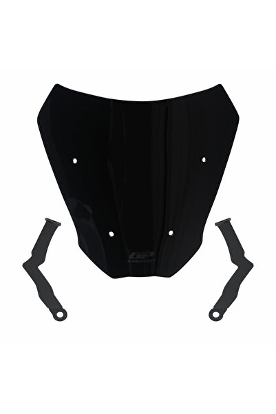 GP KOMPOZİT CF Moto 700 CL-X 2022-2024 Uyumlu Ön Cam Siyah 27 cm