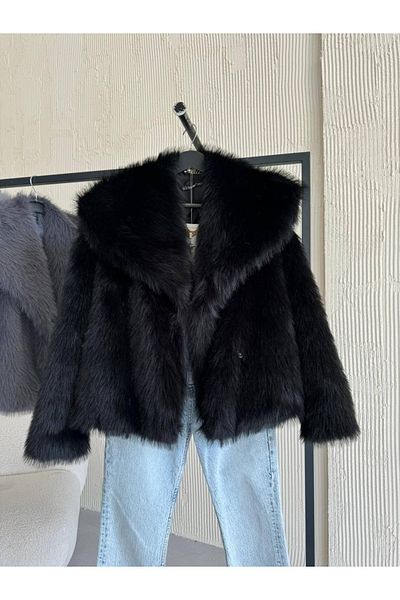 candybia Soft Texture Lined Plump Coat