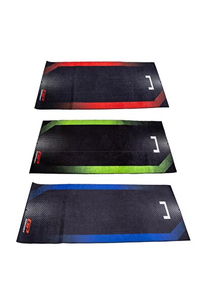 GP KOMPOZİT GP Kompozit Universal Motosiklet Halısı Siyah S-KIRMIZI