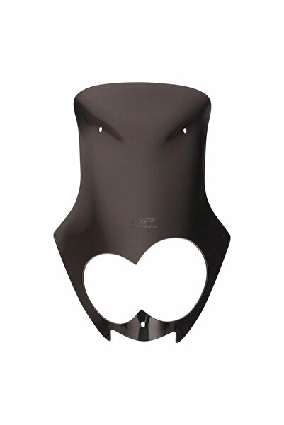 GP KOMPOZİT Honda CRF250 / CRF300 Rally 2017–2025 Uyumlu Ön Cam Siyah 49 cm