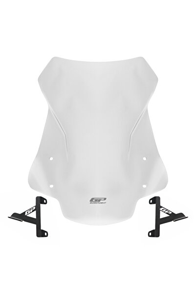 GP KOMPOZİT GP Kompozit TVS Ntorq 125 2024 Uyumlu Ön Cam Şeffaf 50 cm