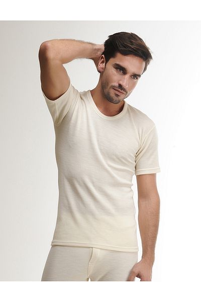 Hasyün Ανδρικό μαλλί 1001% 75% μαλλί 25% ακρυλικό μονό επάνω εσώρουχο