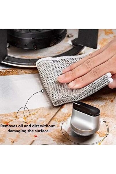 GELDİMİCOM çizilmez Tel Bulaşık Bezi Mutfak Temizlik Bezleri Ovma Teli Bulaşık Yıkama telli bez