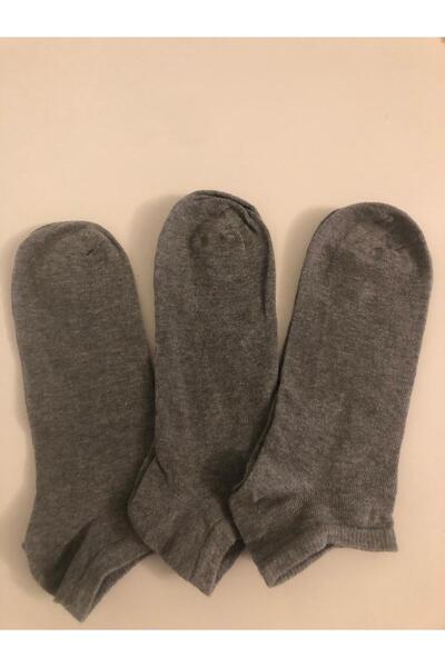 Butik Erkek Gri Patik Çorap