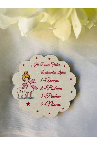 Magnet Ahşap Magnet Doğum Günü Hediyeliği (25 Adet)