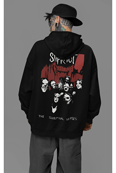 SEVBANO Slipknot The Subliminal Verses - Unisex Oversize Rock Metal Hoodie