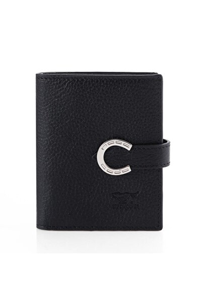 SEPTWOLVES Hakiki Deri Metal Detaylı Kadın Kartlık Ve Cüzdan