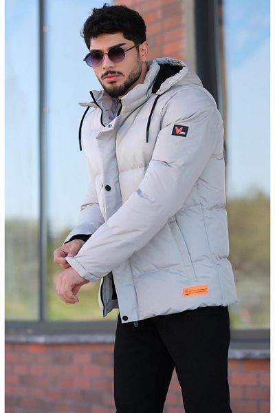 Stilkombin Chlupatý vnitřní povrch – odnímatelná kapuce Puffer Jacket 2911_50213