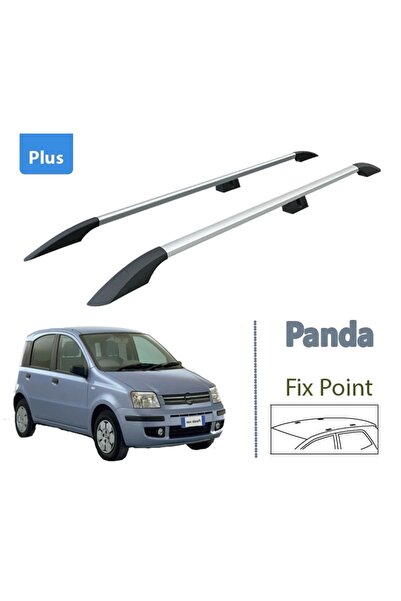 Fiat Panda 169 Üst Tavan Çıtası Taşıyıcı Bar Plus 2002-2012 Gri