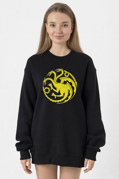 Tshirthane HOD The Greens Черен дамски суичър 2ip