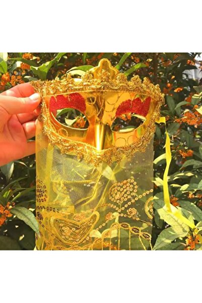 Astaş Maskeli Balo Maskesi Halloween Kostüm peçeli