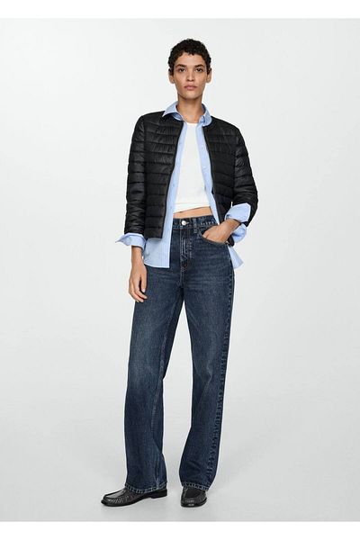 MANGO Woman Anorak με καπιτονέ τσέπη