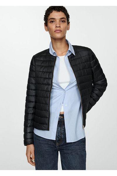 MANGO Woman Anorak με καπιτονέ τσέπη