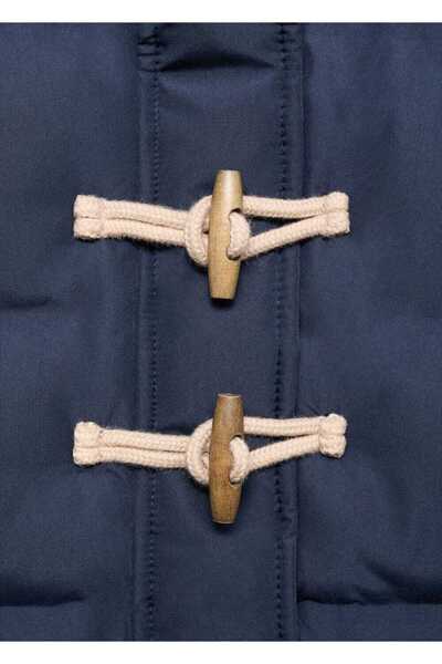 MANGO Kids Kapüşonlu kapitone anorak