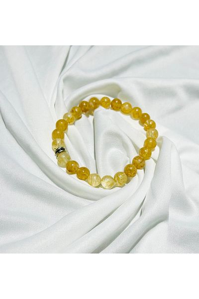 Efenditakı Citrine 8mm Natural Stone Bracelet