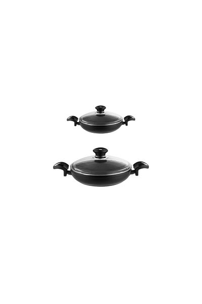 Leggno Set of 2 Granite Pan 18Cm-22Cm