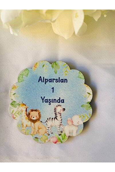 Magnet Ahşap Magnet Doğum Günü Hediyeliği (25 Adet)