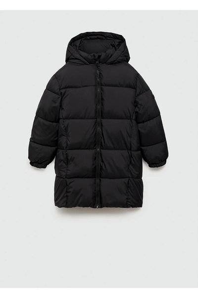 MANGO Kids Quilted long anorak